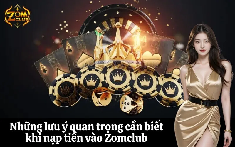 Những lưu ý quan trọng cần biết khi nạp tiền vào Zomclub
